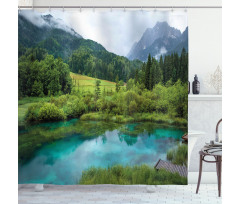 Zelenci Pond Slovenia Shower Curtain