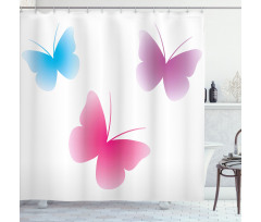 Wings Life Theme Shower Curtain