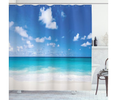 Barbados Coastline Summer Shower Curtain