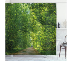 Fresh Canopy Forest Shower Curtain