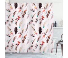 Fashion Feathers Shower Curtain