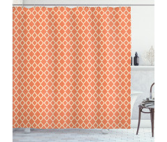 Checkered Modern Tile Shower Curtain