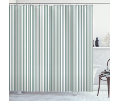 Thin and Bold Stipes Shower Curtain