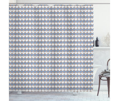 Nested Diamond Line Shower Curtain