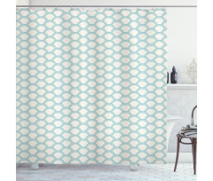 Simple Maritime Shower Curtain