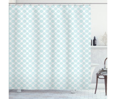 Elliptic Starry Bold Shower Curtain