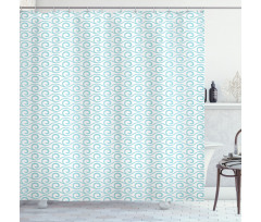Classic Compact Zigzags Shower Curtain