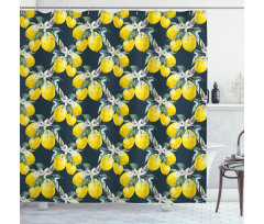 Blooms Botany Evergreen Shower Curtain