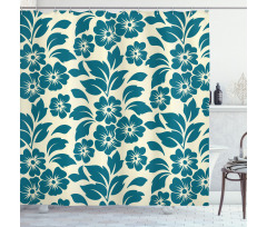 Flower Bloom Spring Shower Curtain