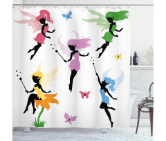 Pixie Elf Fairy Shower Curtain