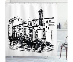 Venice City Historical Shower Curtain