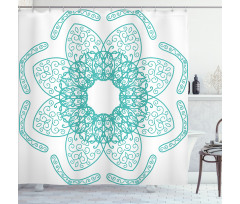 Persian Style Oriental Shower Curtain