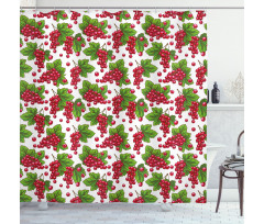 Grape Fruit Harvest Shower Curtain