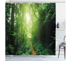 Way in Jungle of Malaysia Shower Curtain
