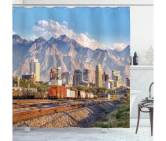 Salt Lake City Utah USA Shower Curtain