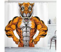 Wildlife Safari Tiger Shower Curtain