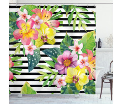 Various Flowers Bouquet Shower Curtain