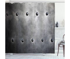 Black Grunge Plate Shower Curtain