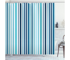 Striped Pastel Toned Shower Curtain