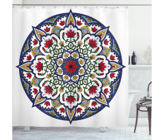 Mandala Lotus Shower Curtain