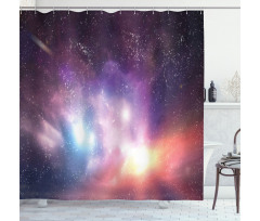 Cosmos Universe Space Shower Curtain