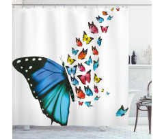 Concept Art Monarch Shower Curtain