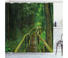 Rainforest in Thailand Shower Curtain
