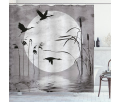Heron Birds Shower Curtain