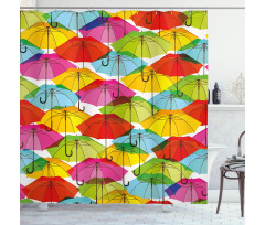 Vivid Umbrella Shower Curtain