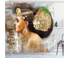 Queen Cleopatra Shower Curtain
