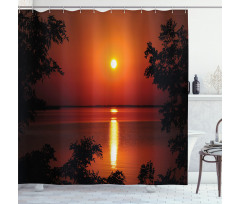 Rural Fresh Dramatic View Shower Curtain