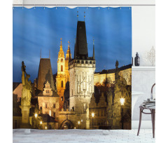 Building Tower Prague Shower Curtain