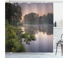 Lake Natura Netherlands Shower Curtain