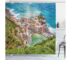 Vernezza Italy Shower Curtain