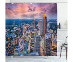 Atlanta City Georgia Town Shower Curtain
