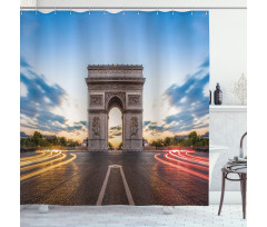 Famous Champs Elysees Shower Curtain