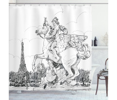 France Shower Curtain