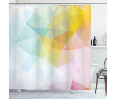 Squares and Sharp Line Shower Curtain