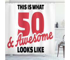 50 Shower Curtain