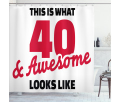 40 Shower Curtain