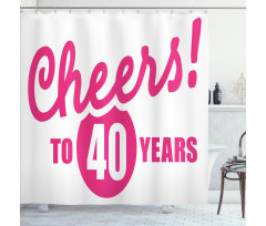 Cheery Greeting Shower Curtain