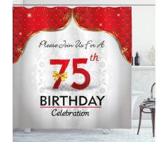 Royal Birthday Party Shower Curtain