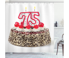 Cake 75 Shower Curtain