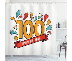 Growing Old Image Shower Curtain
