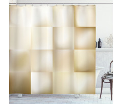 Abstract Square Shady Shower Curtain