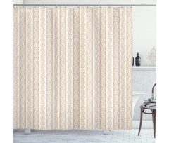 Swirls Baroque Style Shower Curtain