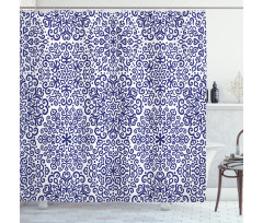 Blooms Hearts Shower Curtain