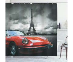 Romantic City Paris Shower Curtain