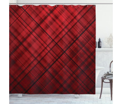 Scottish Kilt Pattern Shower Curtain