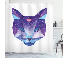 Star Clusters Head Shower Curtain